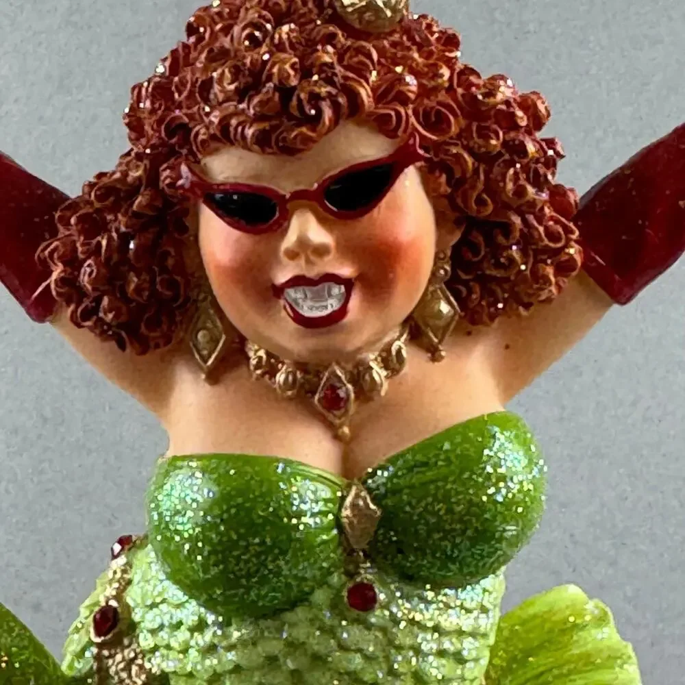 December Diamonds Retired 2012 Queen For The Day Mermaid Glitter 55-90784 Boxed